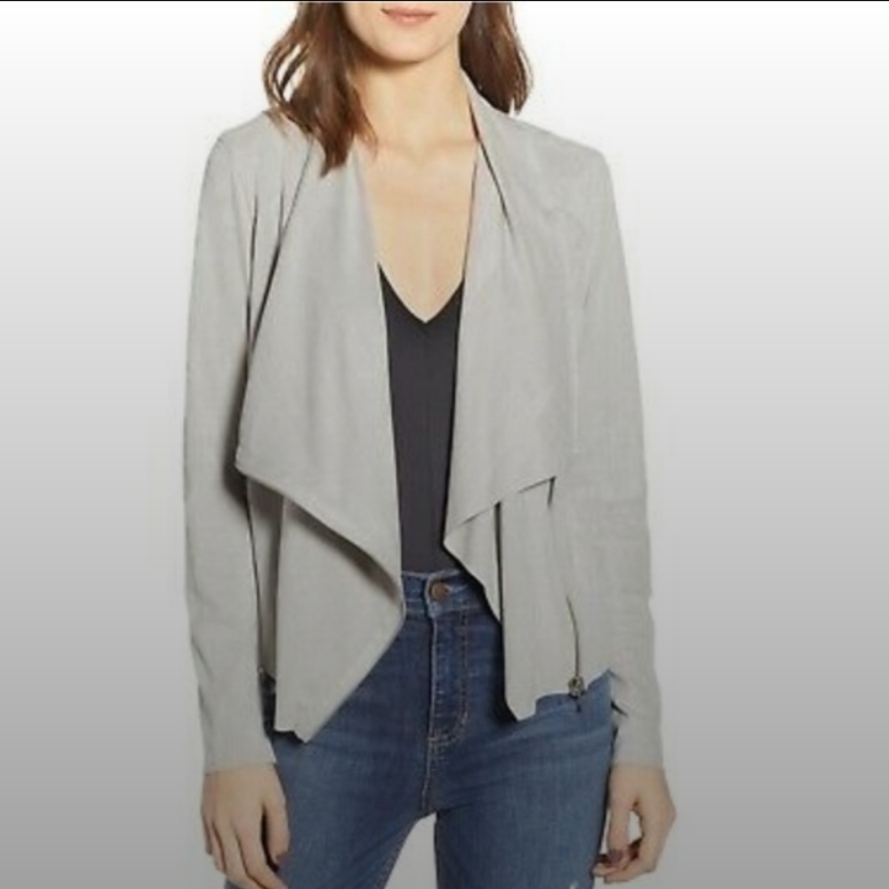 BLANKNYC jacket size Medium faux suede brown tan